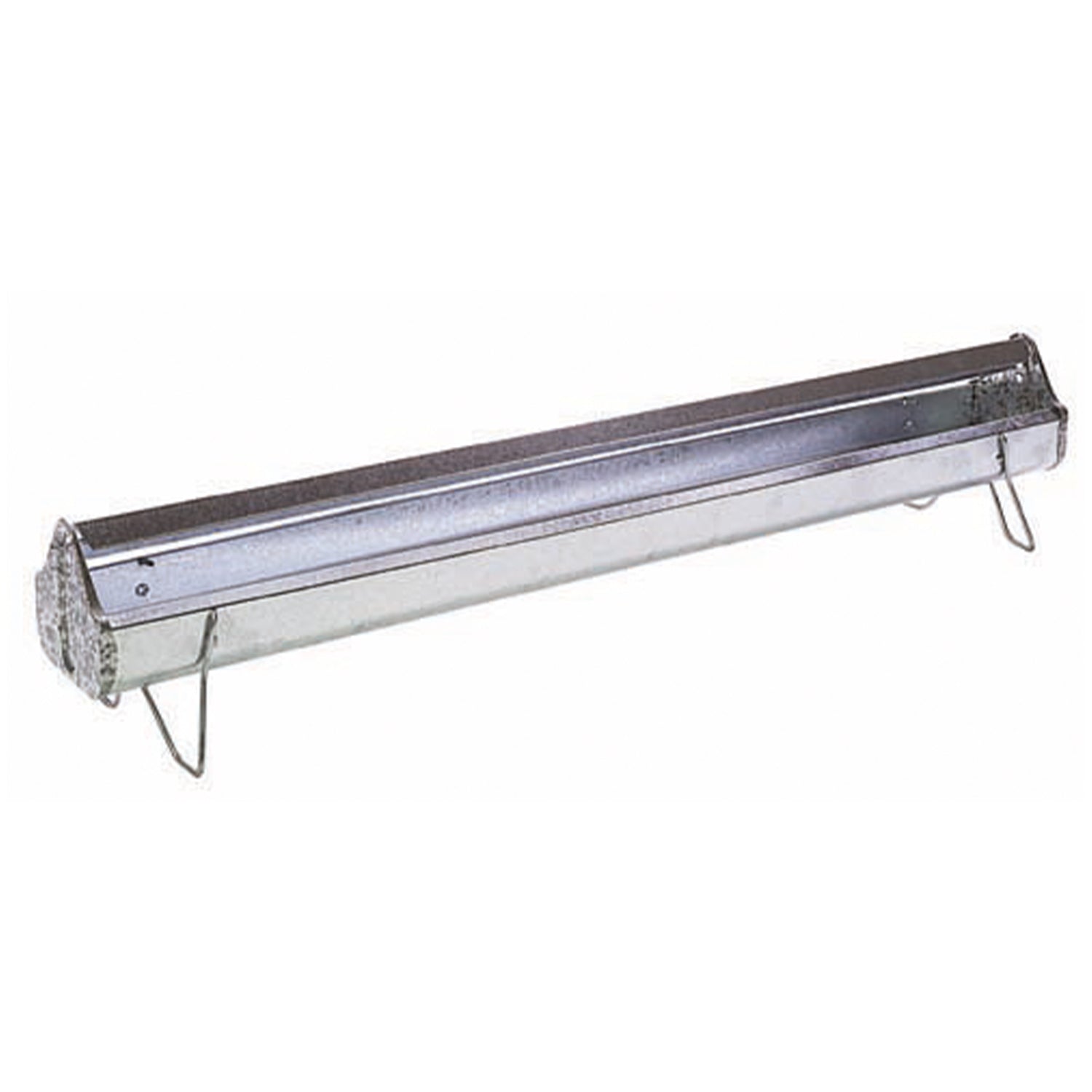 Miller Manufacturing Company 48 Inch Poultry Feeder Trough w/ Reel Top, Steel - VMInnovations