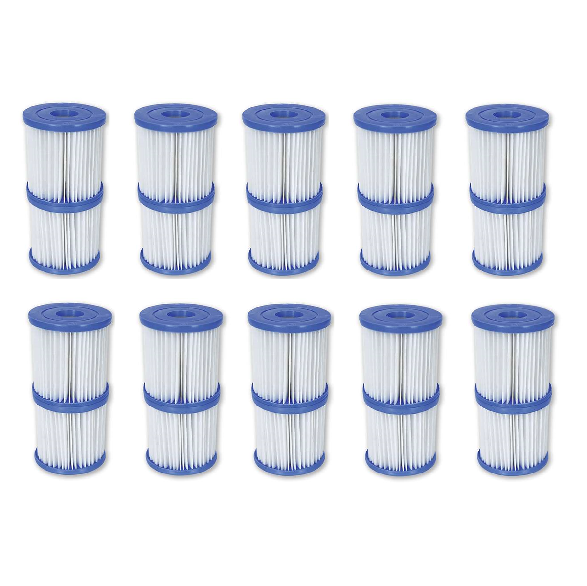 Bestway, Type V & Type K 330 GPH Replacement Filter Cartridge (10 Pack)