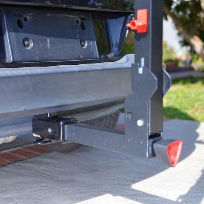 Allen Sports 2 Inch Lockable Hitch 5 Bike Rack with Folding Arms Black(Open Box)