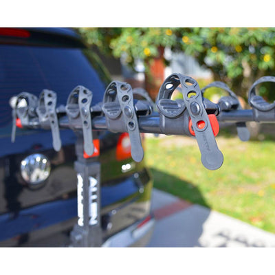 Allen Sports 2 Inch Lockable Hitch 5 Bike Rack with Folding Arms Black(Open Box)