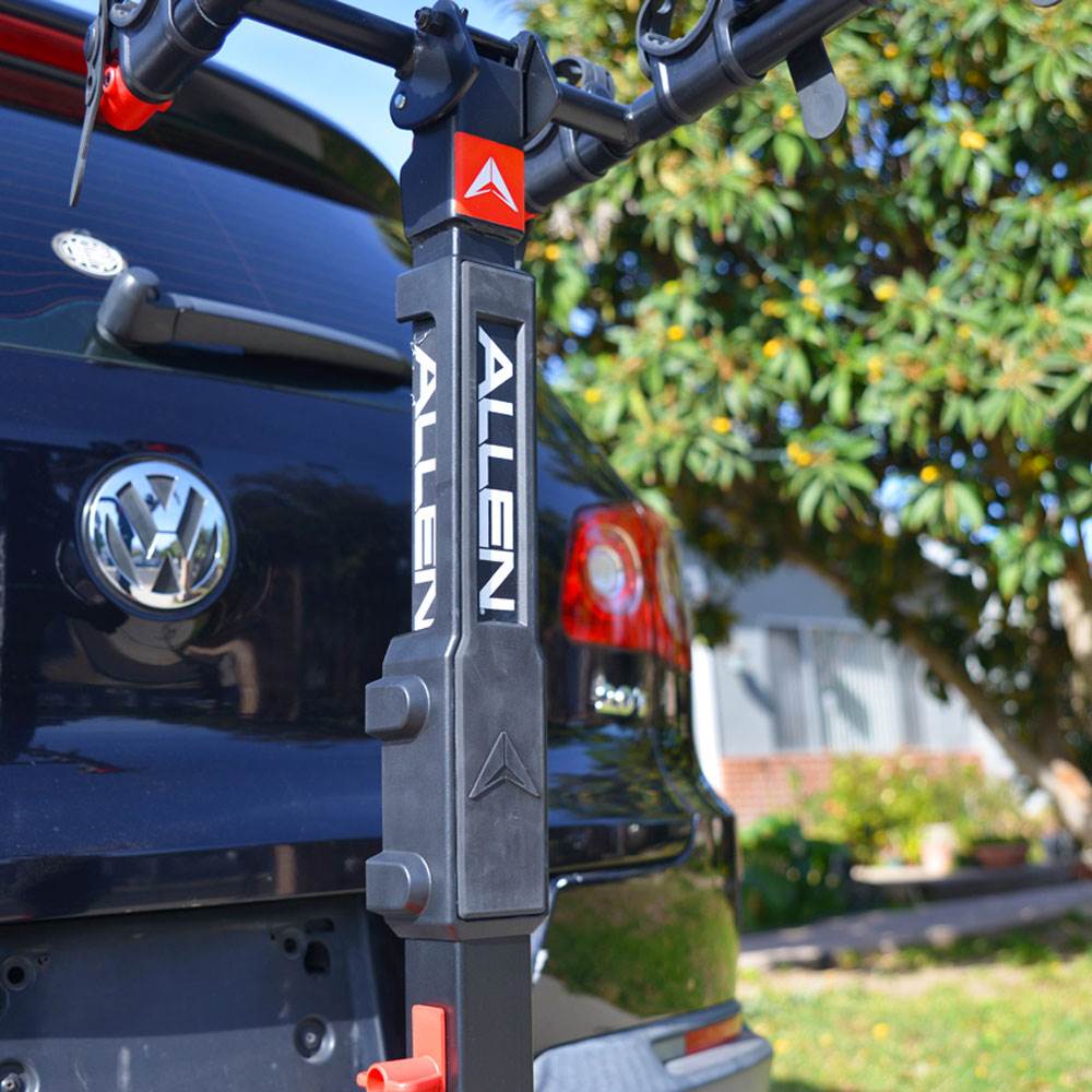 Allen Sports 2 Inch Lockable Hitch 5 Bike Rack with Folding Arms Black(Open Box)