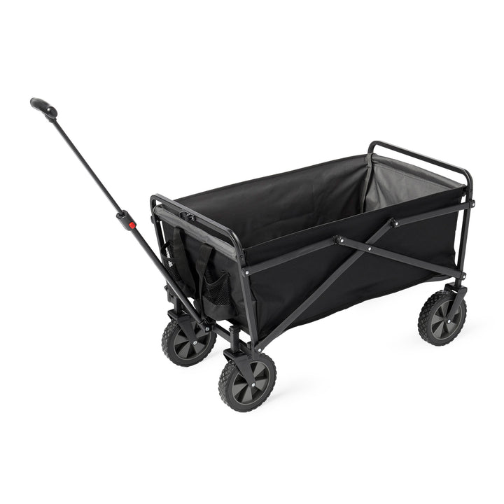 Seina Heavy Duty Compact 150 lb Capacity Outdoor Cart, Black/Gray (Open Box)