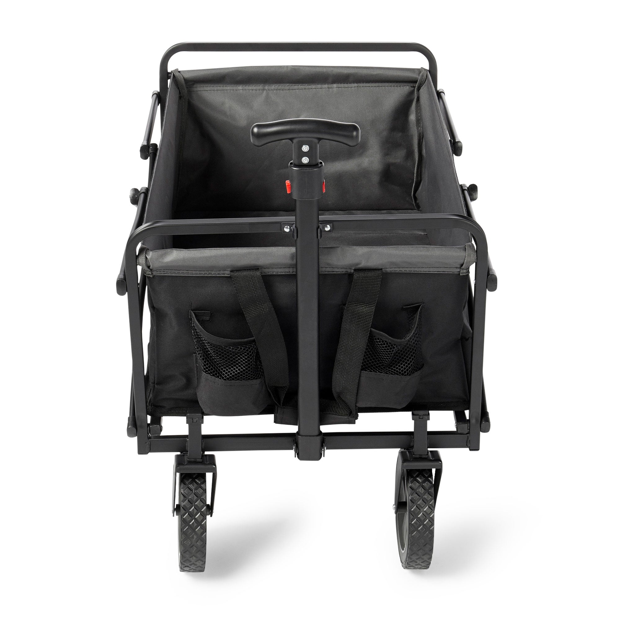 Seina Manual 150 Pound Capacity Folding Utility Cart, Black/Gray (For Parts)