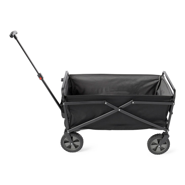 Seina Heavy Duty Compact 150 lb Capacity Outdoor Cart, Black/Gray (Open Box)