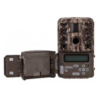 Moultrie M-50 20MP Low Glow Long Range IR Game Trail Camera, White Bark (4 Pack)