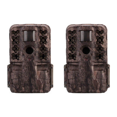 Moultrie M-50i 20MP No Glow Invisible IR Game Trail Camera, Pine Bark (2 Pack)