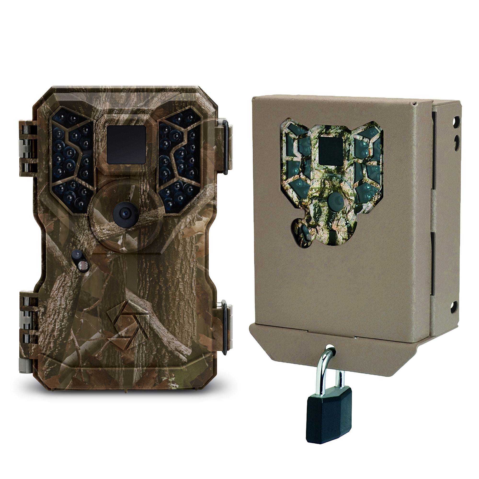 Stealth Cam GSM 8MP No Glo IR Mini Infrared Game Trail Camera and Security Case