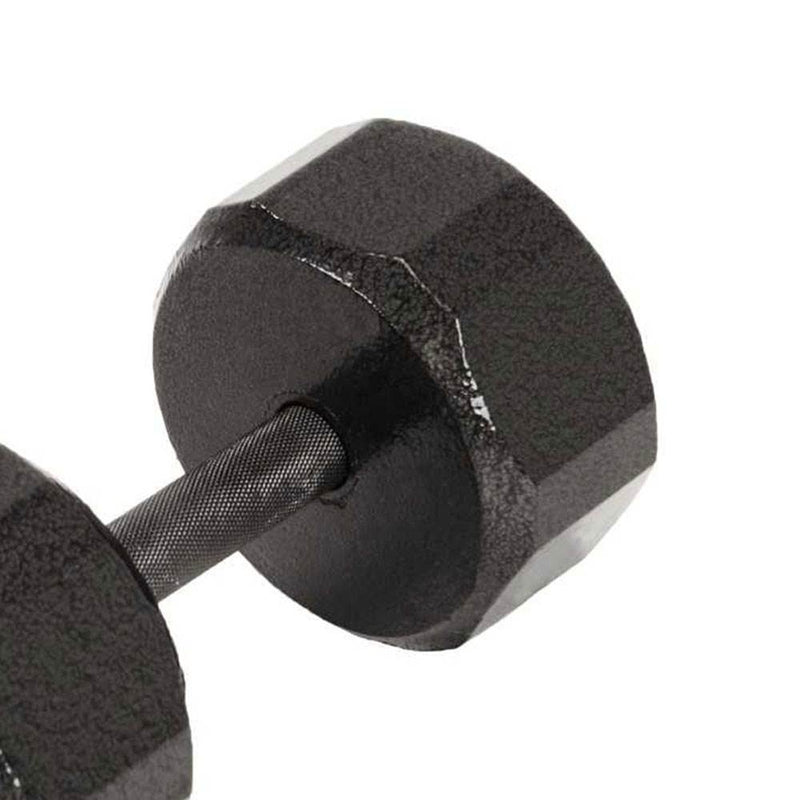Marcy Pro TSA Hex 30 Pound Home Gym Iron Free Weight Single Dumbbell, Black (1)