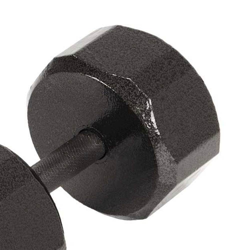 Marcy Pro TSA Hex 35 Pound Home Gym Iron Free Weight Single Dumbbell, Black (1)