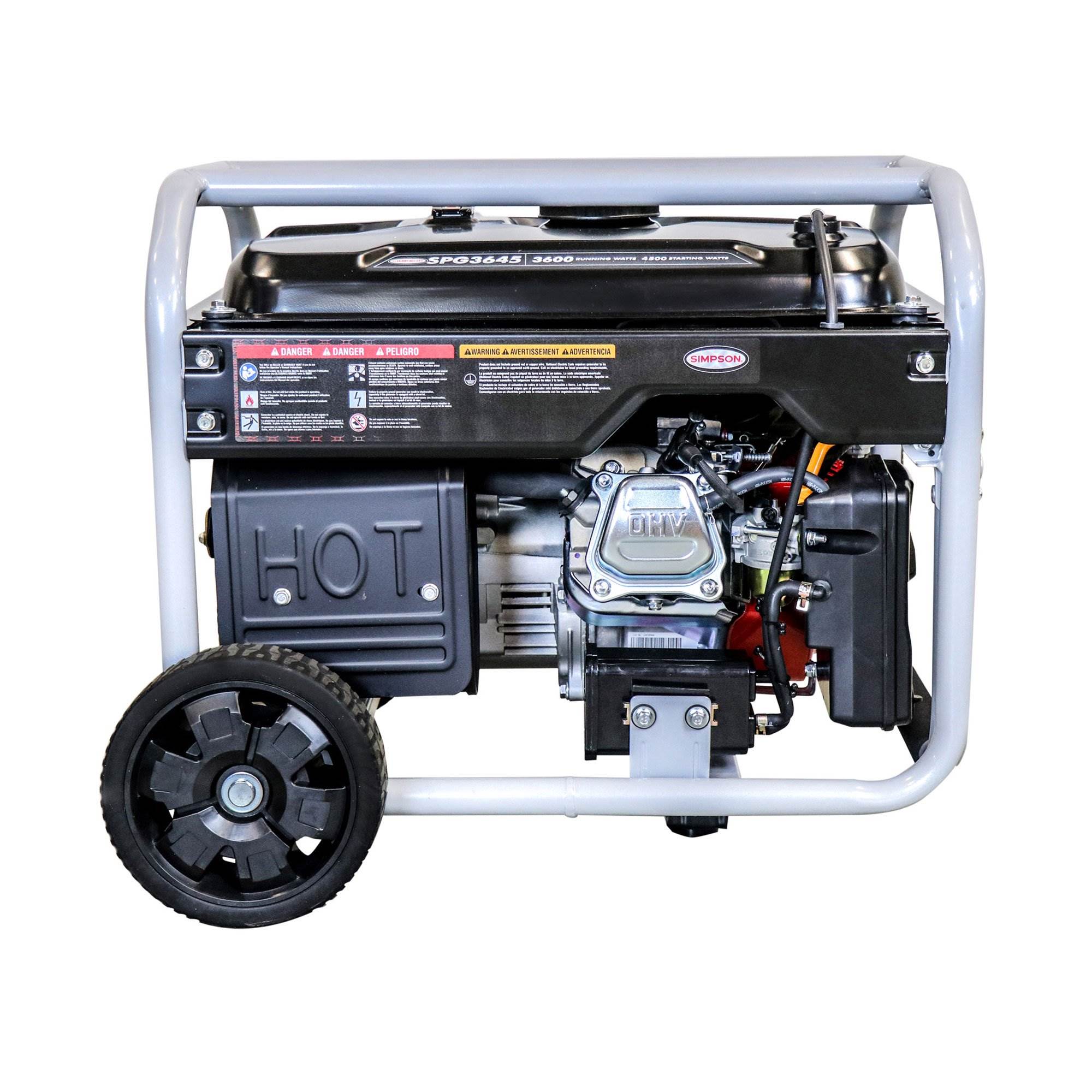 Simpson SPG3645 3,600 Watt 224cc Start Portable Generator Series (For Parts)