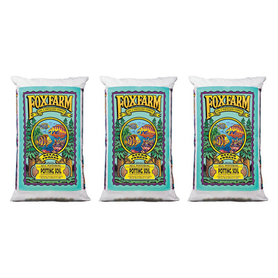 Foxfarm Ocean Forest Garden Potting Soil Bags 6.3-6.8 pH, 1.5 Cubic Feet, 3 Pack - VMInnovations