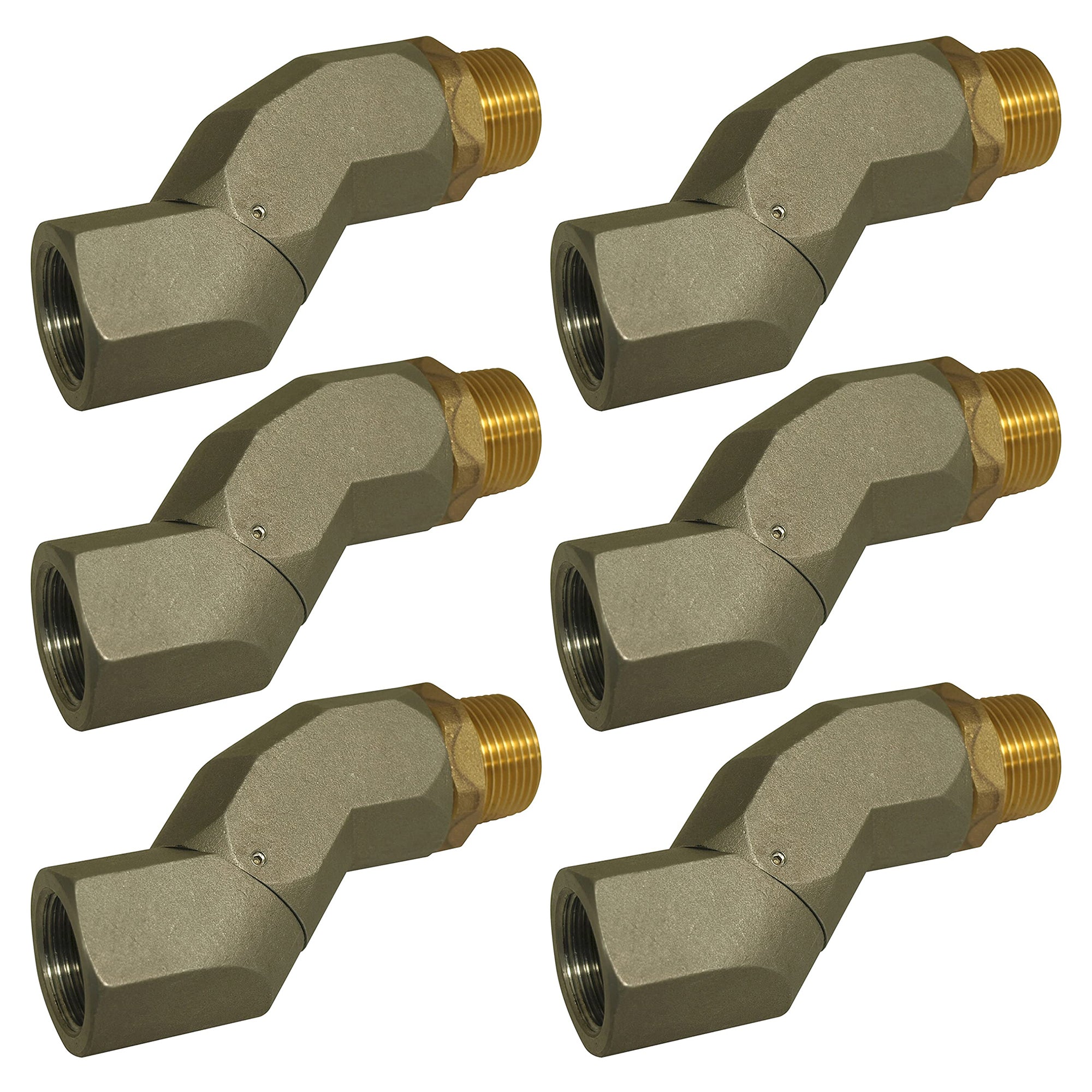 Apache 1-Inch Male Pipe Thread x 1-Inch Female Pipe Thread Fuel Swivel (6 Pack)