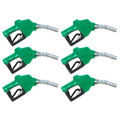 Apache Automatic Replacement Diesel Fuel Pump Transfer Nozzle, Green (6 Pack)