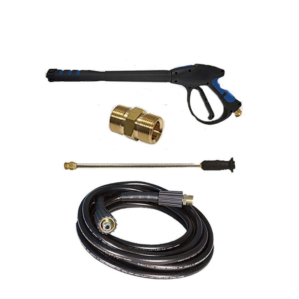 Apache 99023677 2600 PSI 25 Foot Hose Pressure Washer Gun Kit with Spray Nozzle - VMInnovations