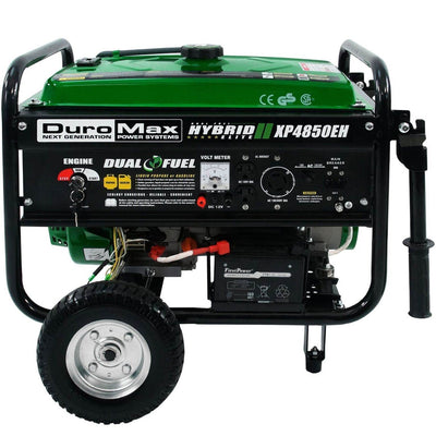 DuroMax Durable 4850 Watt Dual Fuel Hybrid Generator w/ Electric Start(Open Box)