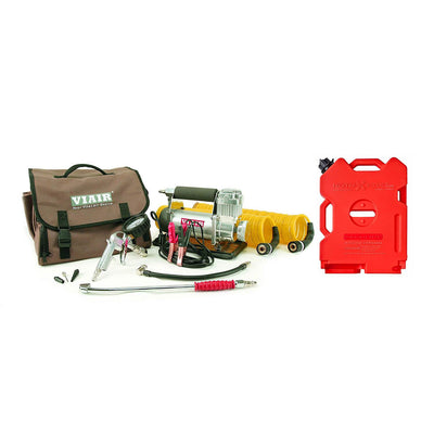 Viair 400P-RV 12V 150 PSI RV Air Compressor Kit + 2-Gallon Gasoline Container