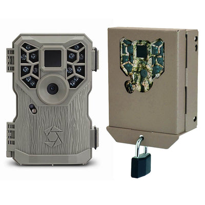 Stealth Cam 8MP 14 IR Emitter Hunting Game Trail Camera w/  Video & Security Box