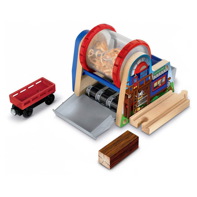 Fisher Price Thomas & Friends at the Scrapyard Wooden Train Set & Wood Chipper
