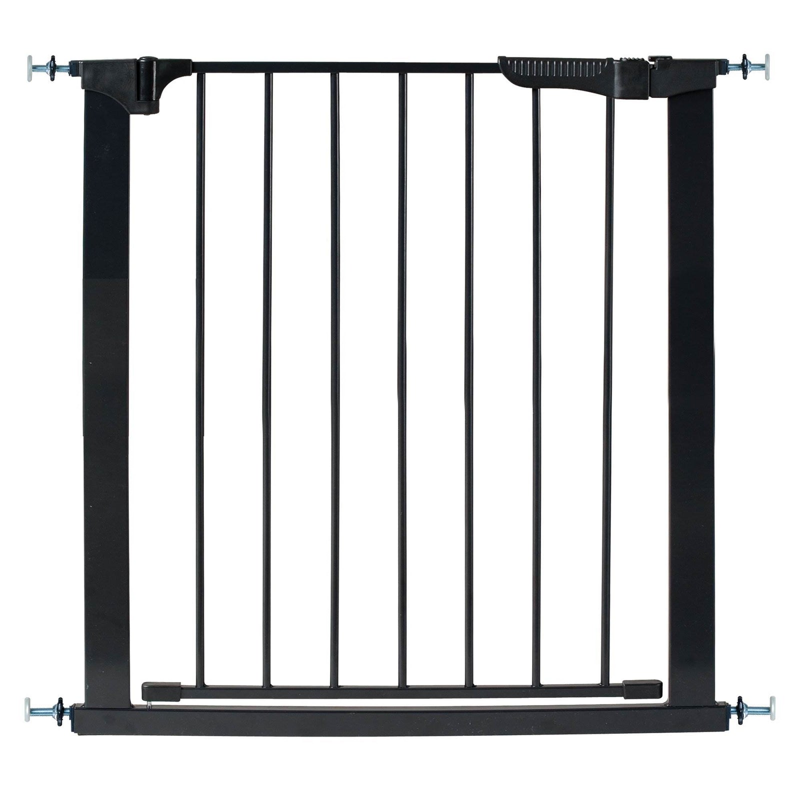 Pressure Mounted Magnet Locking Hall / Doorway Baby Safety Gate, Black(Open Box) - VMInnovations