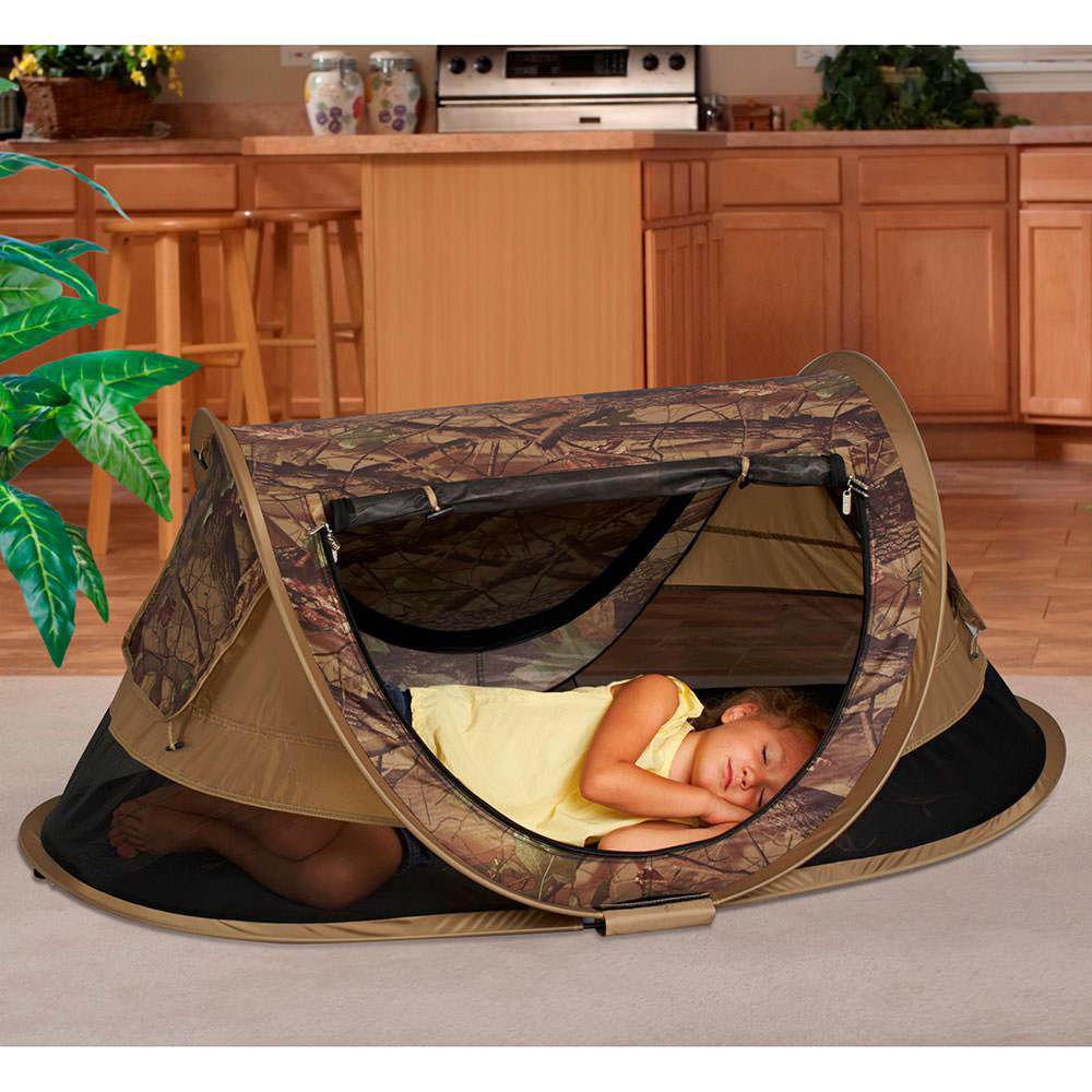 PeaPod Portable Foldable Mesh Toddler Travel Bed & Storage Bag  (Used) - VMInnovations