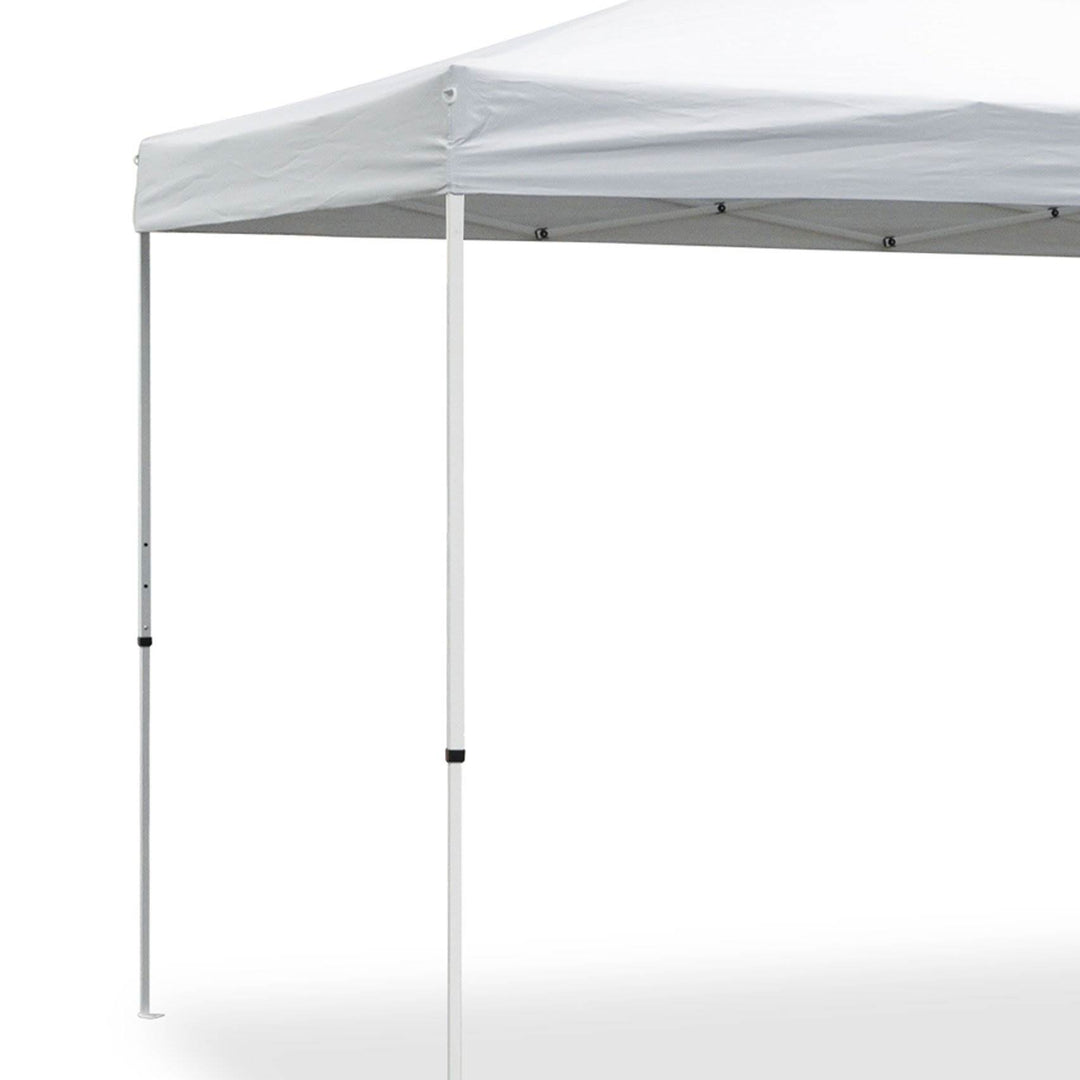 Caravan Canopy Sports V Series 2 Pro 10x10Ft Straight Leg Tent, White (Open Box) - VMInnovations