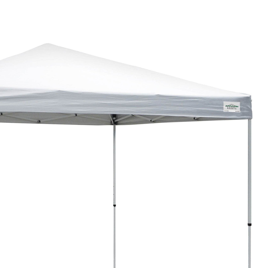 Caravan Canopy Sports V Series 2 Pro 10x10Ft Straight Leg Tent, White (Open Box) - VMInnovations