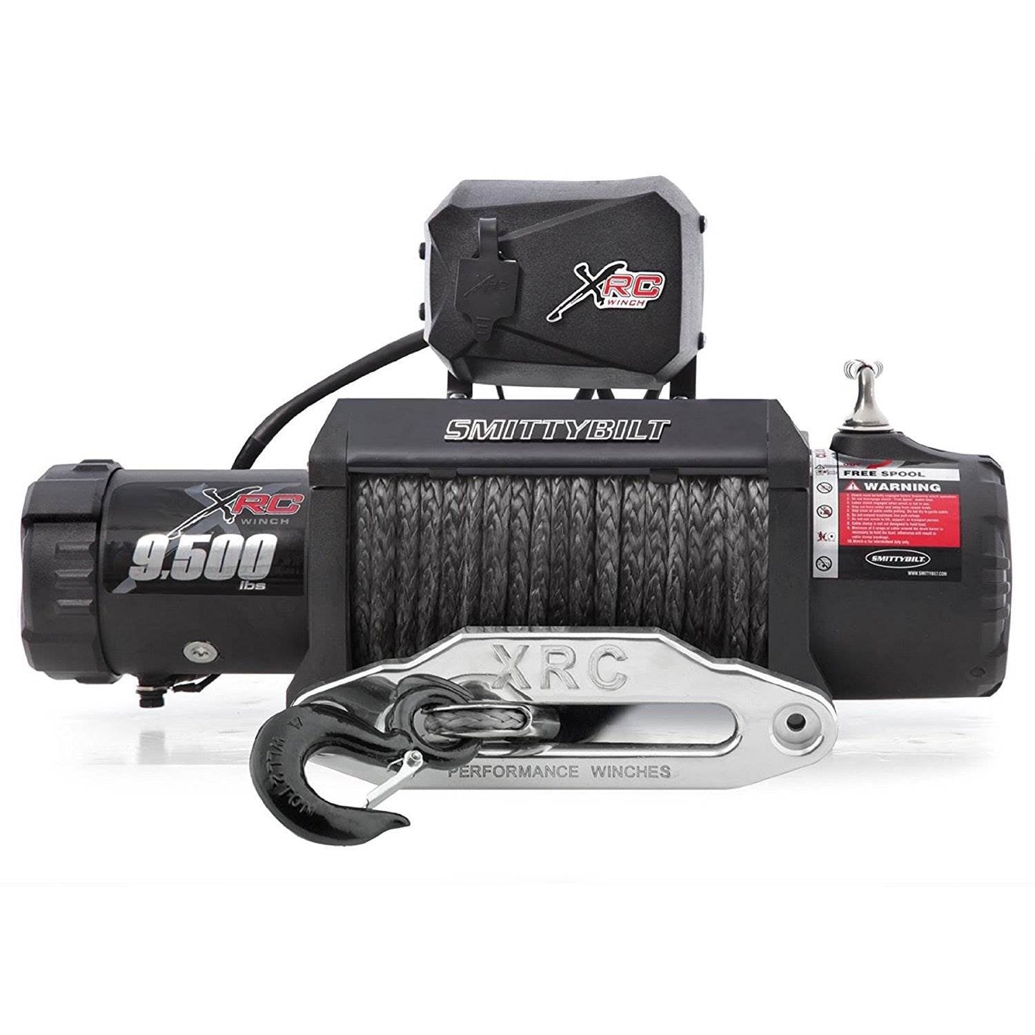 Smittybilt XRC-9.5 Gen2 Comp 9500 Lb 94' Waterproof ATV Towing Winch + Fuel Can