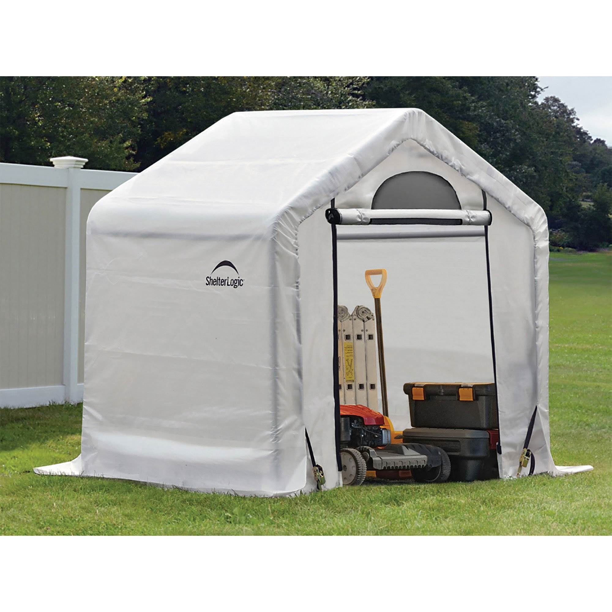ShelterLogic 3.5 x 5-Foot Firewood Storage Canopy Seasoning Shed (Used)