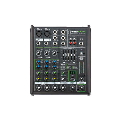 Mackie Live Sound 4 Channel Effects Mixer with 2 Low Noise Preamps (Open Box)