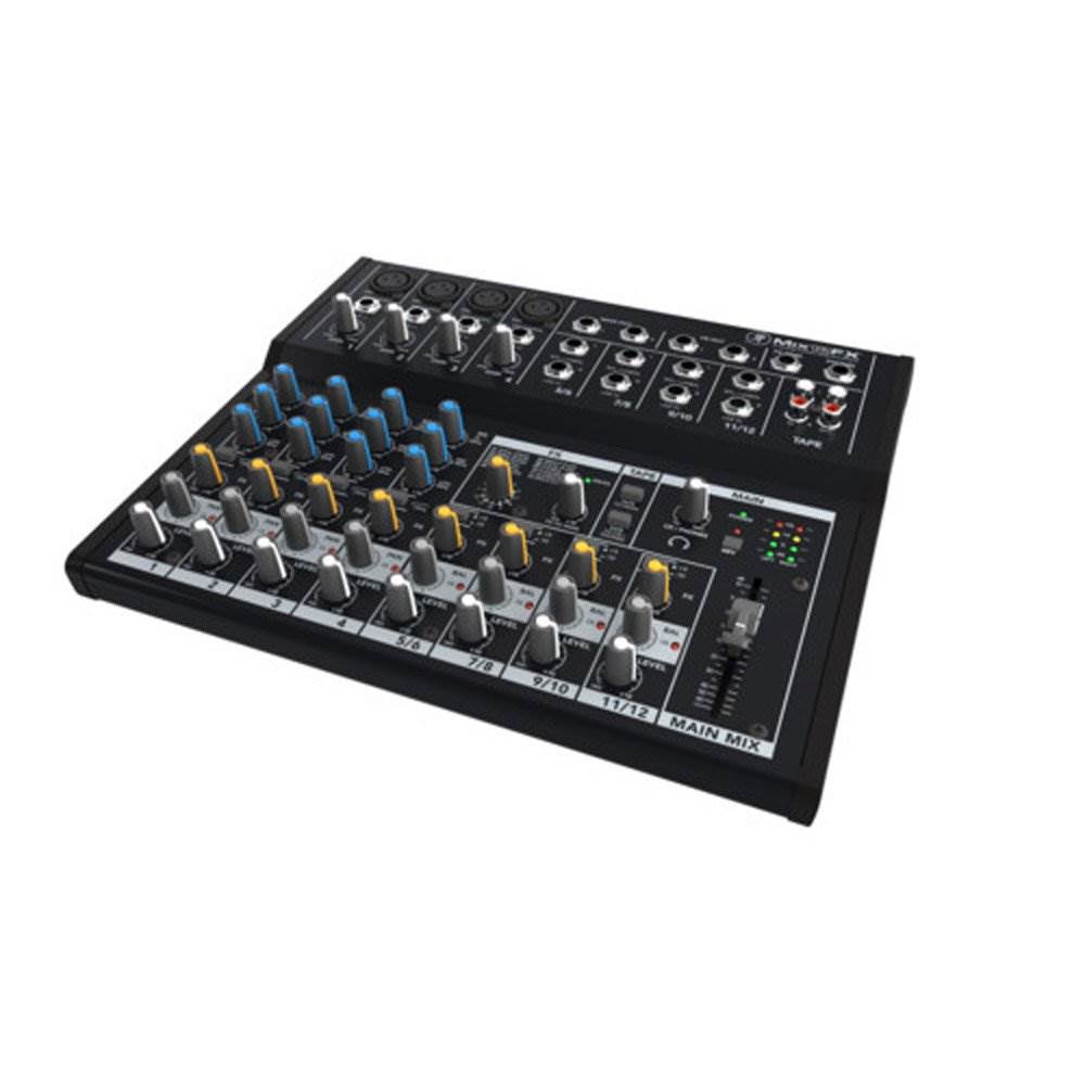 Mackie MIX Series 12 Channel Compact DJ Mixer w/ Effects, Black (Open Box)