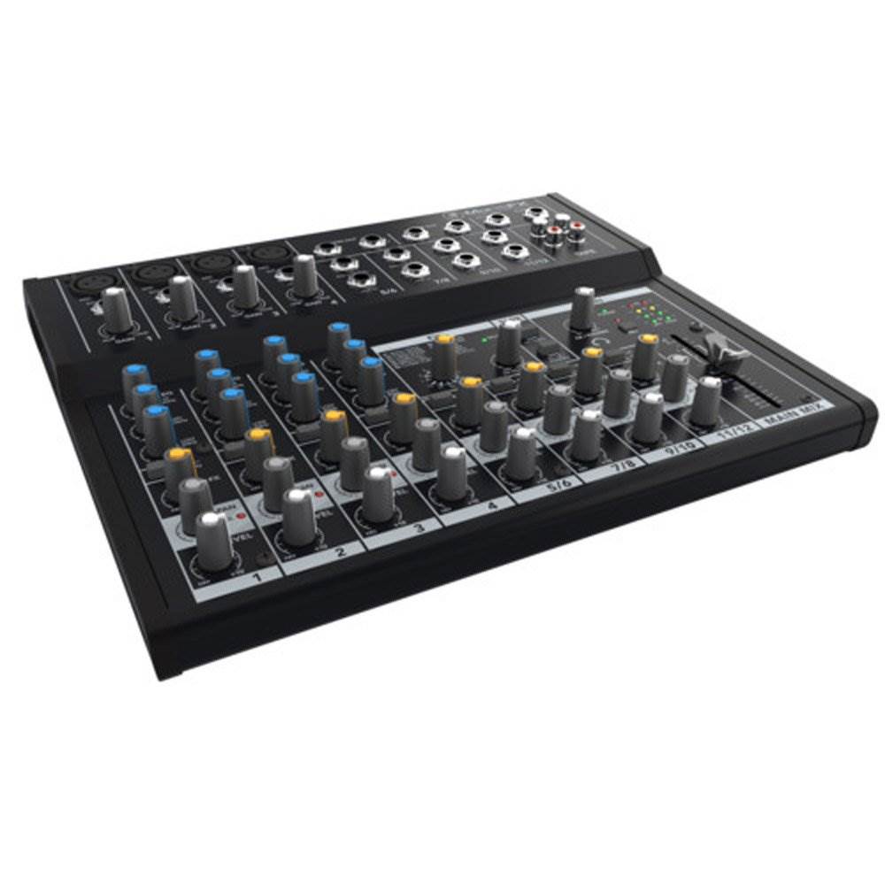 Mackie MIX Series 12 Channel Compact DJ Mixer w/ Effects, Black (Open Box)