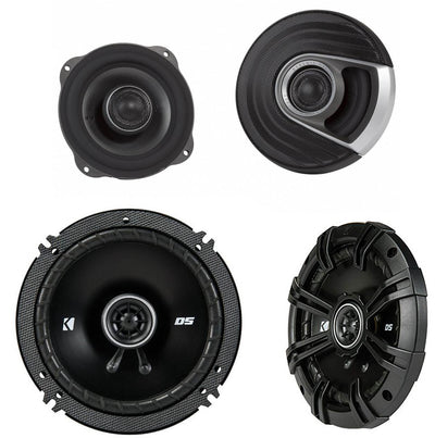 Polk Audio MM1 Series 5.25 Inch Speakers with Pair of Kicker 6.5 Inch Speakers