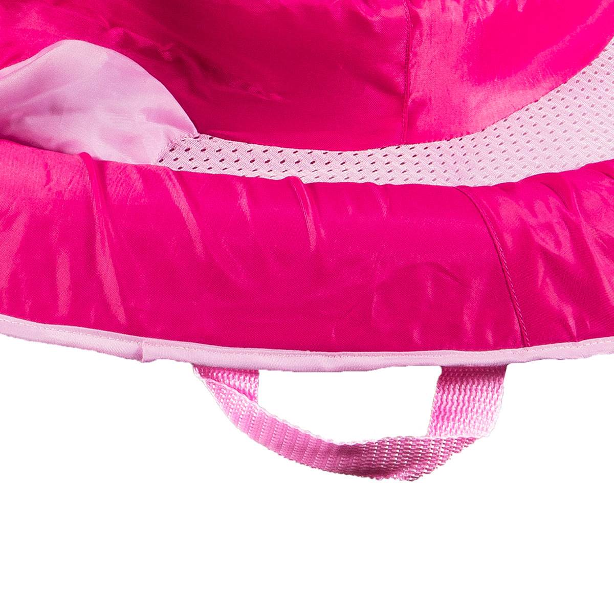 SwimWays Inflatable Infant Baby Spring Pool Float w/ Canopy, Pink (Open Box)
