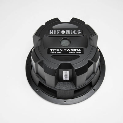 Hifonics 10" Subwoofer (2 Pack) + Boss Amp + Installation Kit + Enclosure