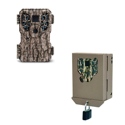 Stealth Cam Mini Infrared Game Trail Camera and Trail Camera Steel Security Box