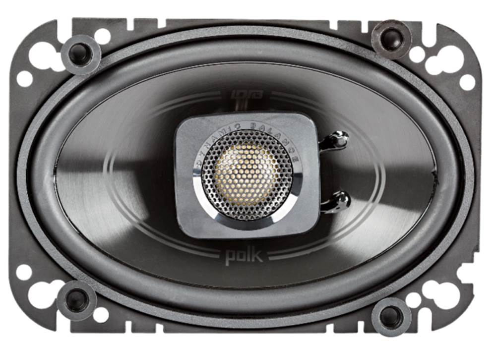 Polk Audio 150W Coaxial Speakers w/ Kicker 200W 4-Ohm Car Audio Coaxial Speakers