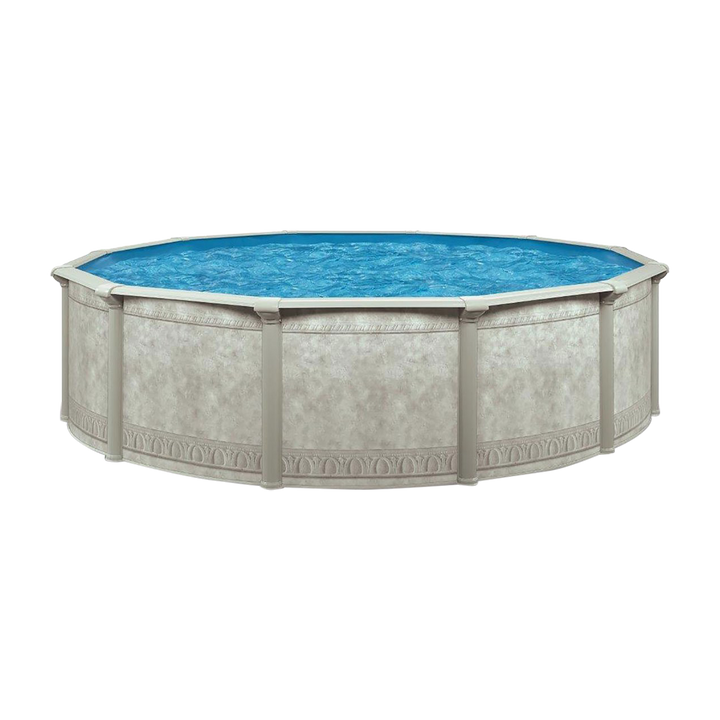 Aquarian Khaki Venetian 18ft x 52in Backyard Above Ground Swimming Pool Package