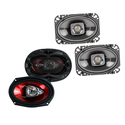 Polk Audio 150 Watt Coaxial Speakers w/ Boss 400 Watt Series Car Audio Speakers