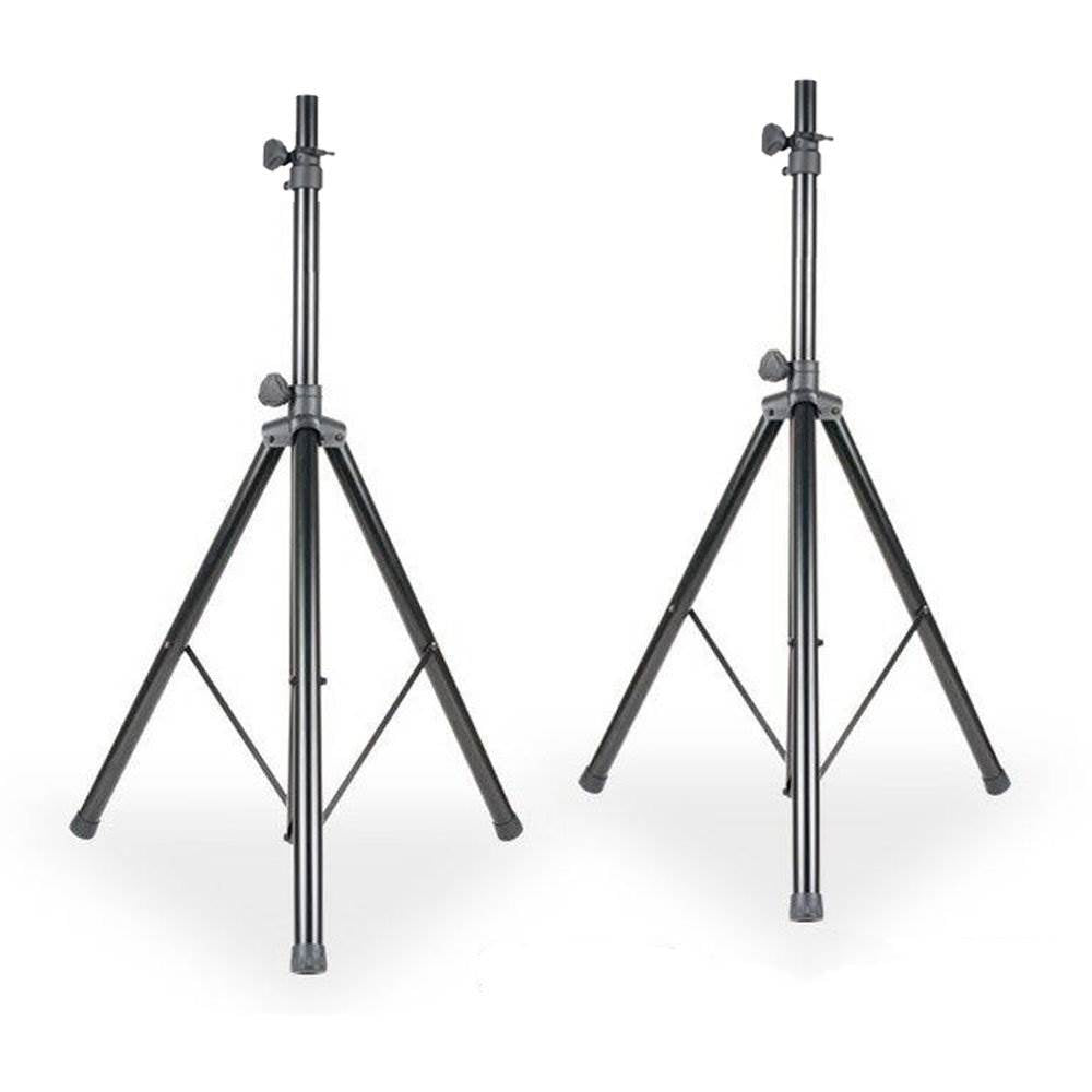 American DJ Universal ACCU Speaker Stands + Peavey Carpeted Pro Speaker System