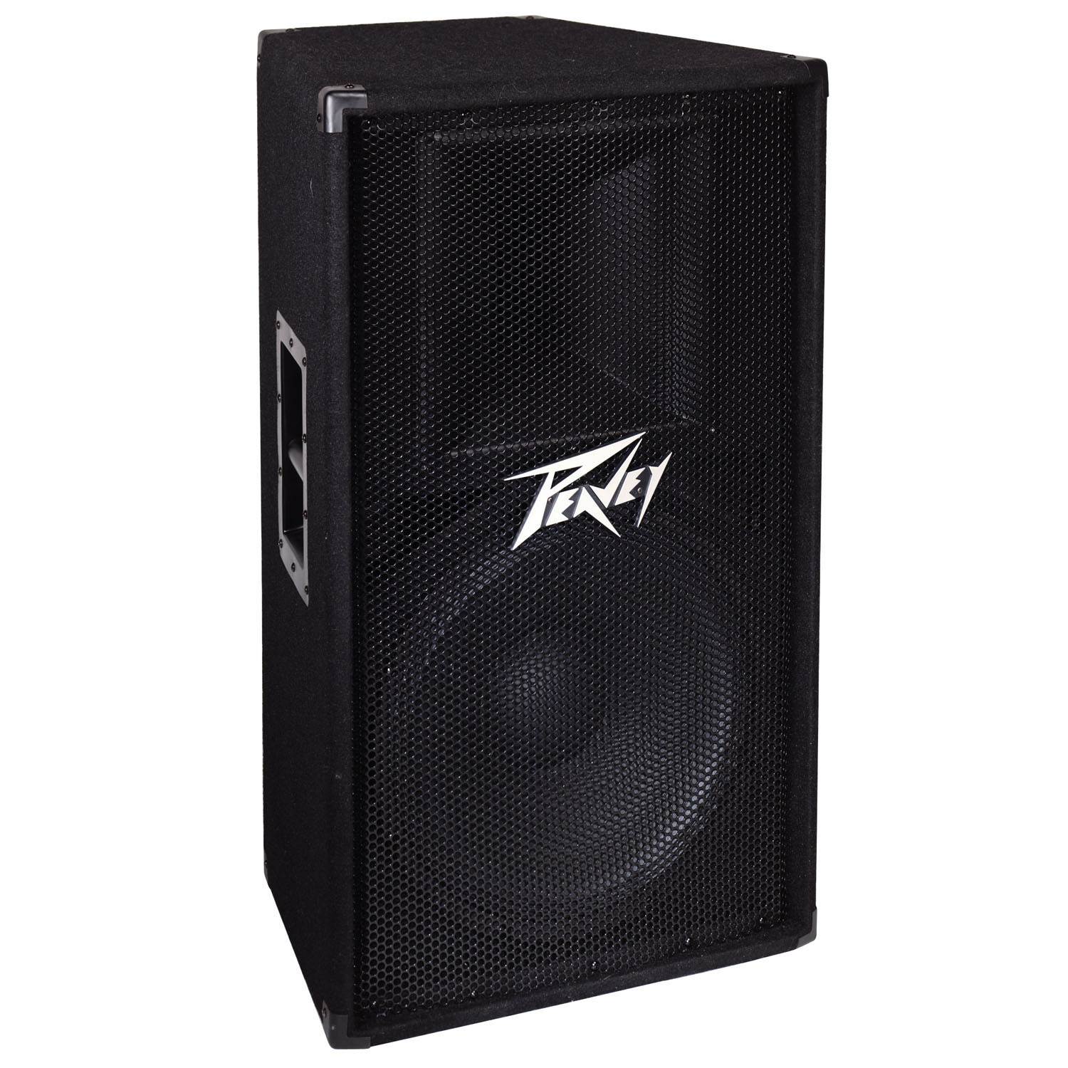 American DJ Universal ACCU Speaker Stands + Peavey Carpeted Pro Speaker System