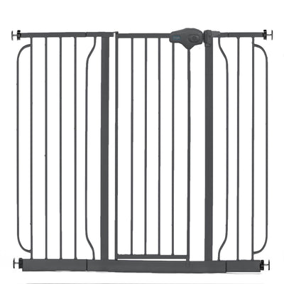 Regalo 51" Easy Step Extra Wide Walk Thru Baby and Pet Safety Gate, Black (Used)