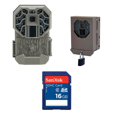 Stealth Cam G34 Pro Scouting Camera + Security Camera Box + SanDisk 16GB SD Card