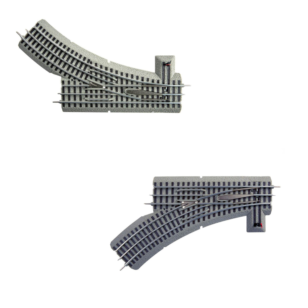 Lionel Trains O-Gauge Fastrack O36 Right Hand Switch w/ Curve + Left Hand Switch