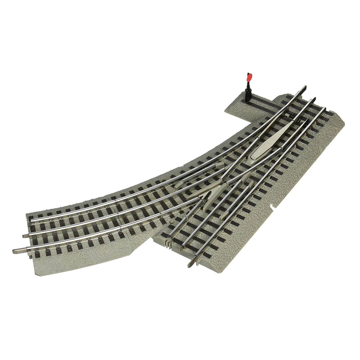 Lionel Trains O-Gauge Fastrack O36 Right Hand Switch w/ Curve + Left Hand Switch