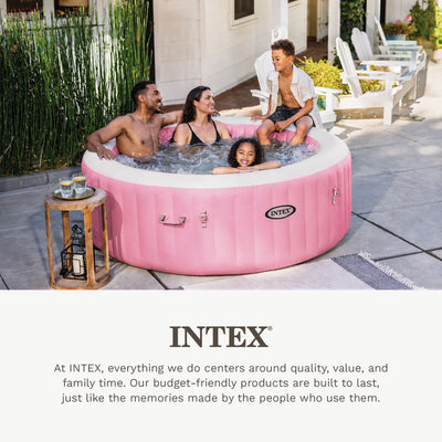 INTEX PureSpa Bubble Massage Spa Set with Energy Efficient Cover, 77" x 28" - VMInnovations