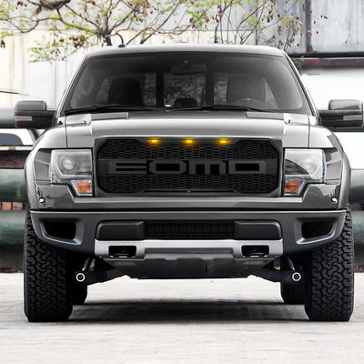 AMERICAN MODIFIED Raptor Grille w/LED Lights for 09-14 Ford F150(For Parts) - VMInnovations