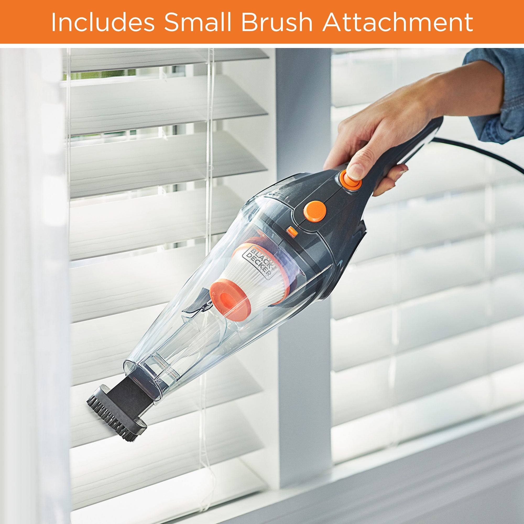 Black and Decker 3 In 1 Convertible Corded Upright Handheld Vacuum Cleaner, Gray