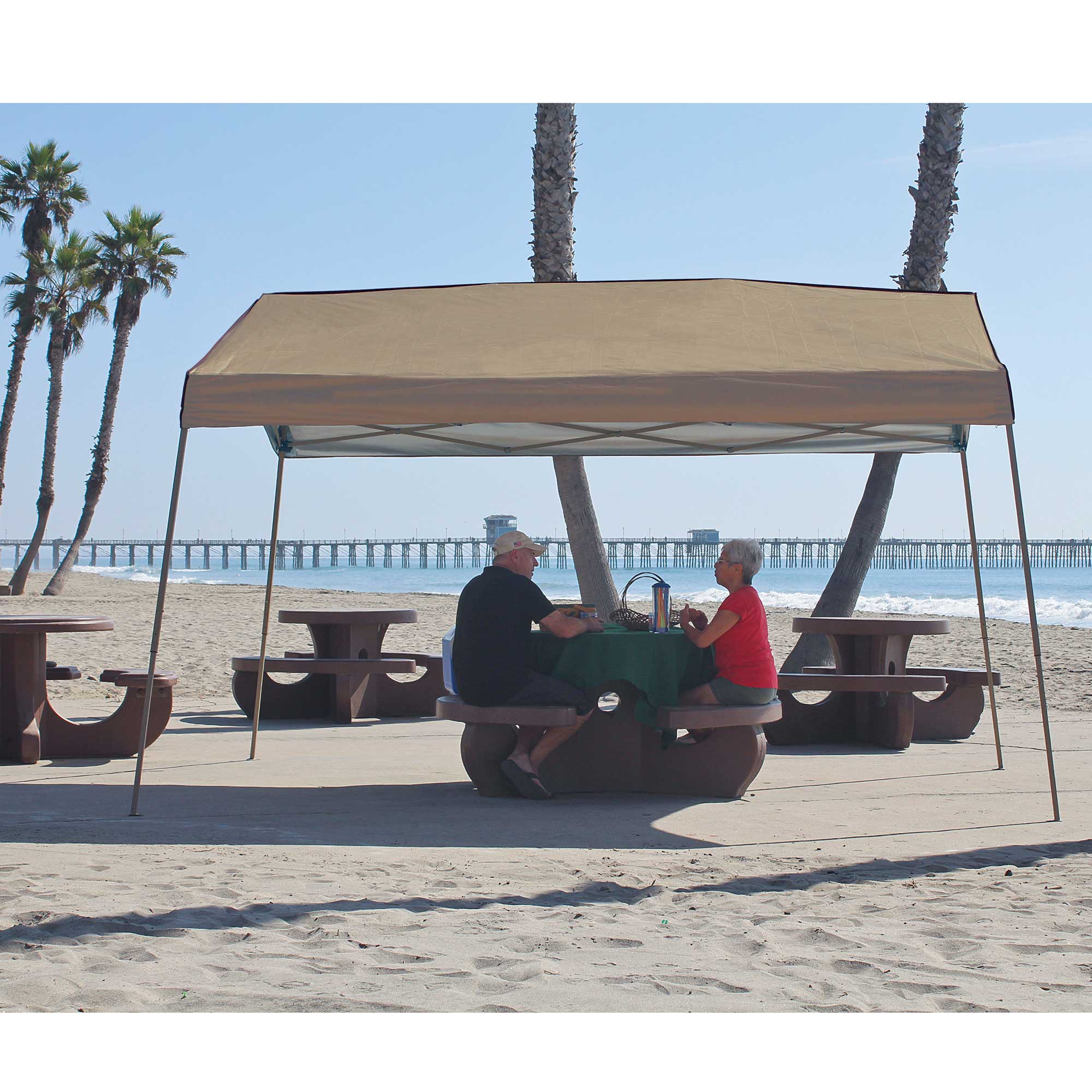 Z-Shade 12x14 Ft Panorama Pop Up Canopy Outdoor Tent (Certified Refurbished)