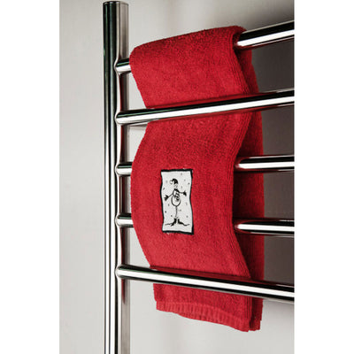Amba Radiant 10 Bar Straight Heated Towel Warmer, Brushed Finish (Open Box)