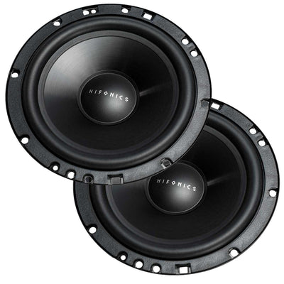 Hifonics Zeus 6.5" 2 Way 400W Component Speaker System Pair | ZS65C (4 Pack)